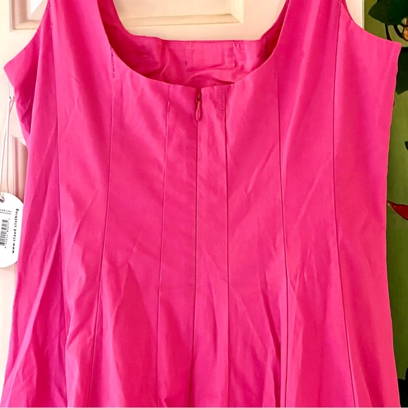 🌺🎉HP🎉🌺 NWT Staud Wells Midi Dress Peony - Picture 14 of 16